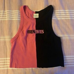 Limited edition Frenemies pink and black Tank